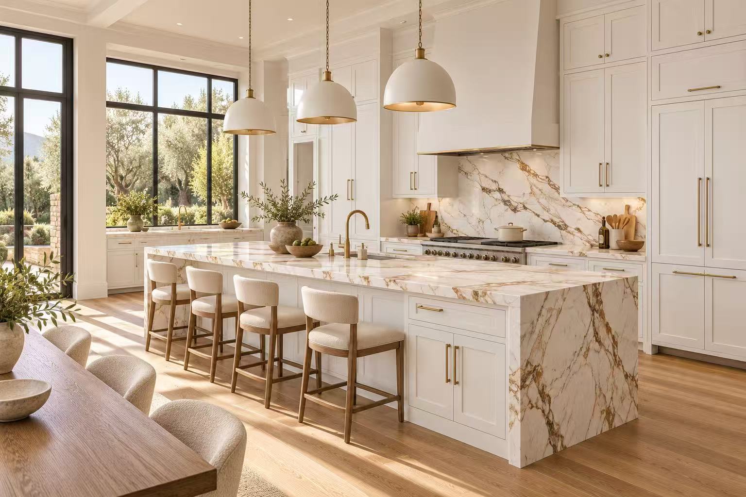 White Shaker kitchen design